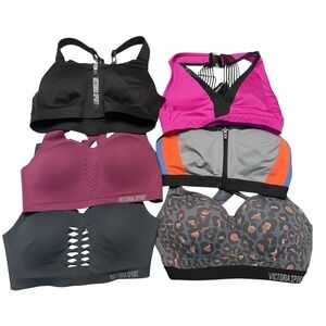 Victoria Sport Sports Bra Bundle Lot 6 32C XS High Impact Activewear Gym